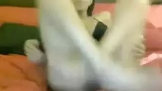 رائع، الكلبة الأبنوس مع الوشم هو الحصول على تدليك بالبخار، والسماح لصديقها تعذيبها