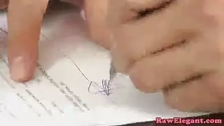 فاتنة أنيقة مع الثدي الكبيرة هي أن تتئن بالجد، بدلا من الدراسة أو الذهاب إلى المدرسة فاتنة أنيقة مع الثدي الكبيرة هي أن تتئن بالجد، بدلا من الدراسة أو الذهاب إلى المدرسة